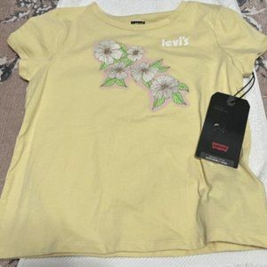 Levi's Premium Girls T-Shirt 41E494-YOU Pineapple Slice Size: Large NWT